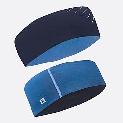 Detská priedušná bežecká čelenka Kiprun Dry+ modrá S-M (53-59 cm)