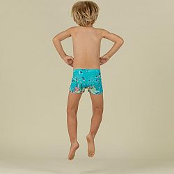 NABAIJI Detské boxerkové plavky Aquamarine svetlomodré tyrkysová 12 m (73-75 cm)