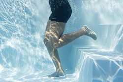 NABAIJI Obuv na cvičenie vo vode kaki khaki 39
