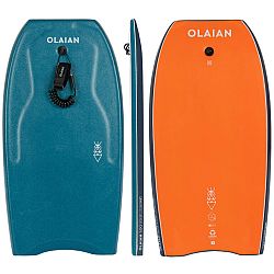 OLAIAN Bodyboard 500 s leashom modro-oranžový modrá 41, 5