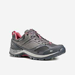 QUECHUA Dámska nepremokavá obuv na horskú turistiku – MH500 sivo-ružová šedá 38