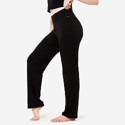 STAREVER Dievčenské nohavice na moderný tanec splývavé čierne 10-11 r (141-148 cm)