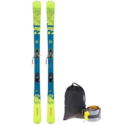 WEDZE Skialpinistické lyže RT 500 s viazaním Tour Light a pásmi 166 cm