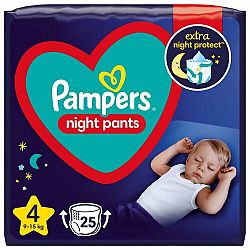Pampers Night Pants 4 9 -15 kg 25 Ks
